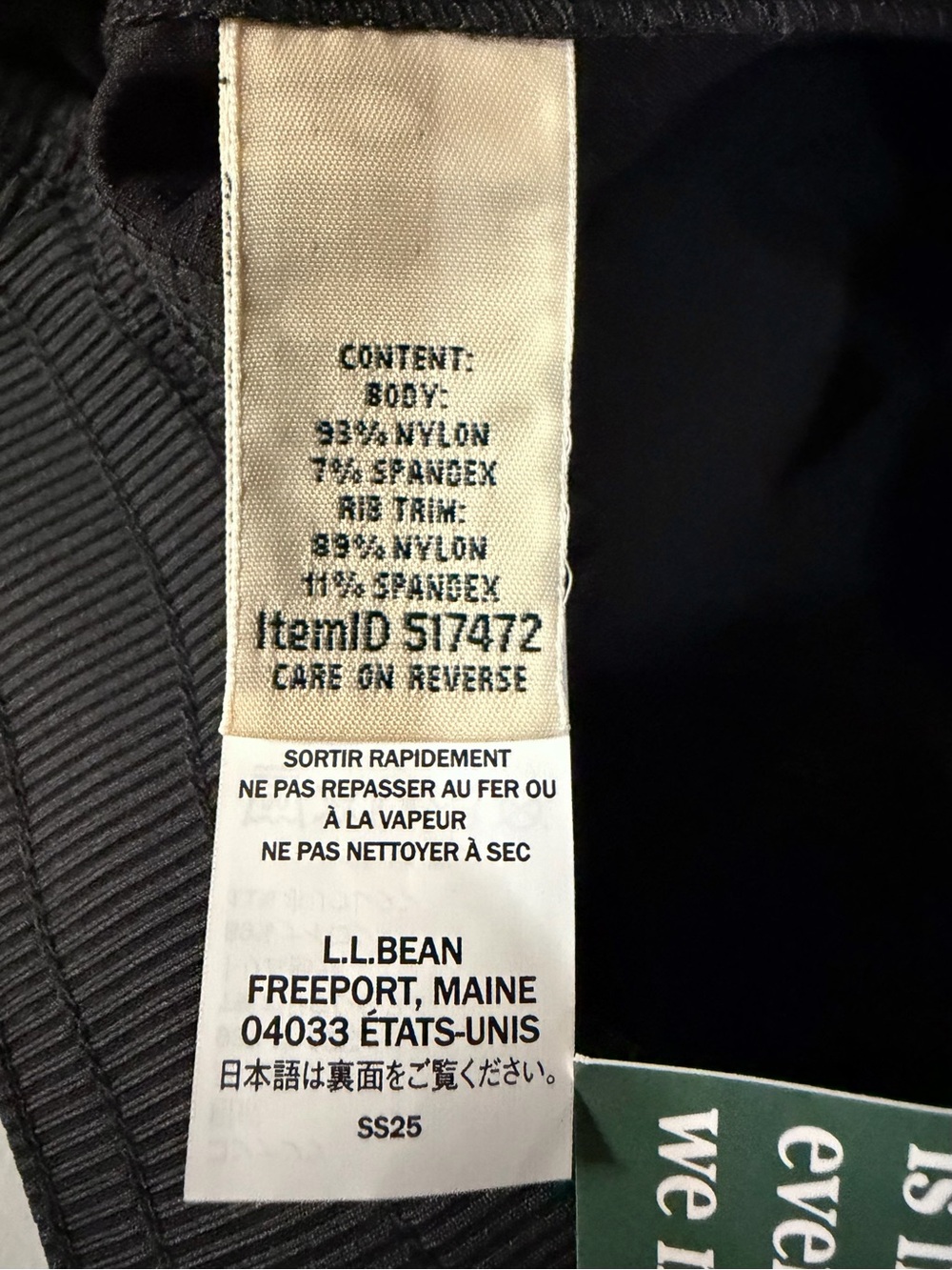 L. L. Bean Women's Vista Camp Pant Slim Leg Classic Black NWT - Picture 14 of 16